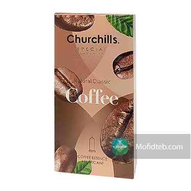 کاندوم Natural Classic Coffee بسته 12 عددی چرچیلز